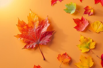 autumn wood table background