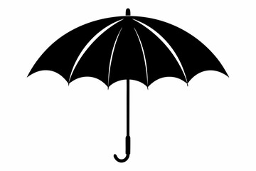 Umbrella, umbrella silhouette vector  illustration, Umbrella icon