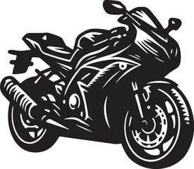 Man riding motorcycle silhouette