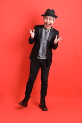 50s man in Halloween costume