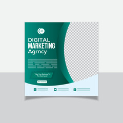 Business Flyer Template Corporate flyer Template colorful gradient geometric circle shape.