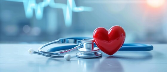 Cardiology clinic with heart health diagnostics, clinic, cardiovascular diagnosis