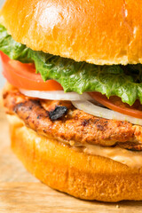 Grilled Chipotle Chicken Burger