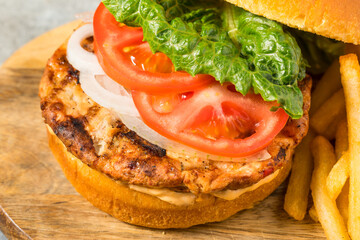 Grilled Chipotle Chicken Burger