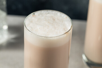 Sweet New York Chocolate Egg Cream Drink
