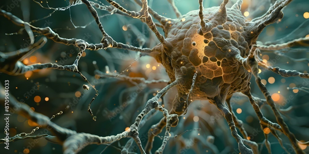 Poster neuroscience understanding the human brain's neural network for information processing and decision 