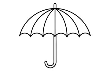 Umbrella, umbrella silhouette vector  illustration, Umbrella icon