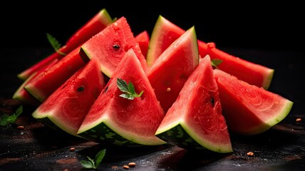 watermelon against the sky