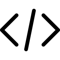 Bracket Icon. Curly Braces for Graphic Design. Vector Stock Illustration