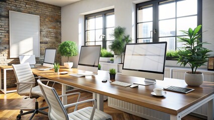 Fototapeta premium Graphic designer workplace with