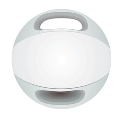 Medicine fitness ball. vector illustration