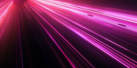 Vivid Pink and Purple Light Rays Background