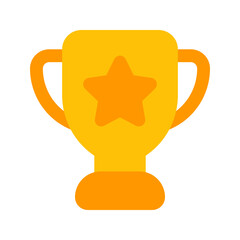 trophy flat icon
