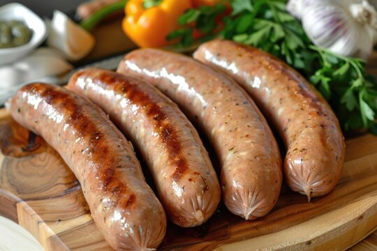 Enjoy the savory taste of Germany with our classic Bratwurst, a delicious sausage perfect for grilling