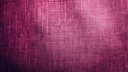 Fototapeta premium Raspberry Delight abstract vintage fabric background for design. Fabric cloth canvas texture. Rough, grain. Matte