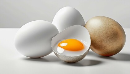 White and Brown Eggs