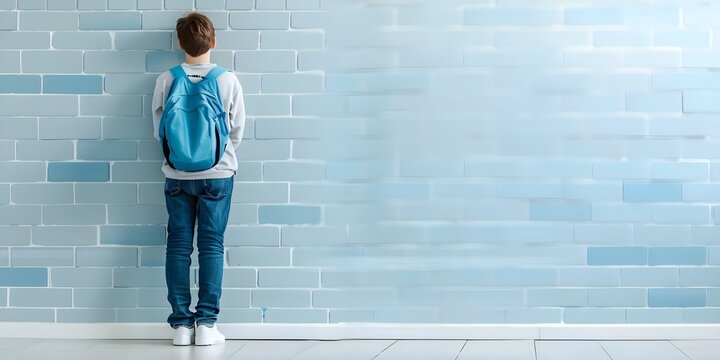 School bullying teens face violence cyberbullying denigration sadness feeling alone psychological harm. Concept School Bullying, Teen Violence, Cyberbullying, Psychological Harm, Coping Strategies
