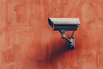 security camera on a wall. ai generative
