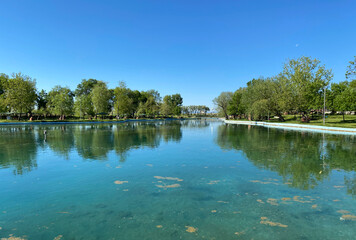 Sakaryabasi, located in Eskisehir, Turkey, is where the Sakarya River begins.