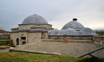 The Historical Bath, located in Seyitgazi, Turkey, was built by the Seljuks. © sinandogan