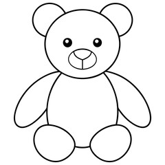Teddy bear vector illustration