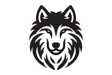 Wolf silhouette set vector design big pack of illustration and icon