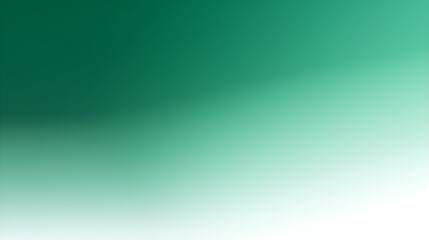 Obraz premium Gradient Background with soft Shapes fading from Dark Green to White. Elegant Presentation Template