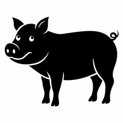 illustration of pig