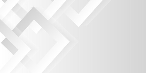 Abstract minimal geometric white and gray triangle background design. Modern white vector abstract graphic design Banner Pattern background web template. technology network Vector illustration. 