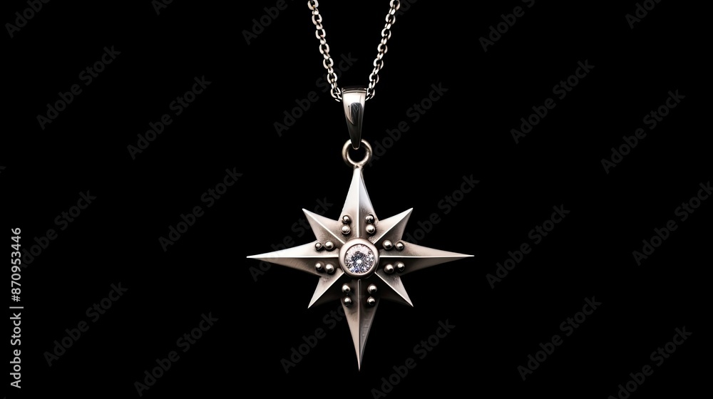 Poster elegance seven pointed star