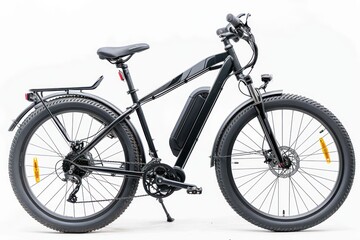 Fototapeta premium E-bike isolated on white background. ai generative