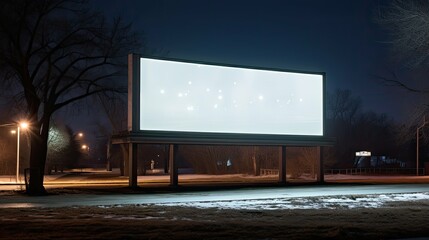 Obraz premium theater billboard lights