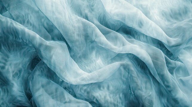 Arctic light blue, dirty blue, abstract vintage fabric background for design. Fabric cloth canvas texture. Rough, grain. Matte