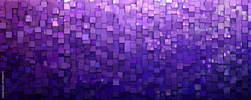 Aufkleber a mosaic pixel background with shades of purple, creating a rich and elegant pattern. the varied sha