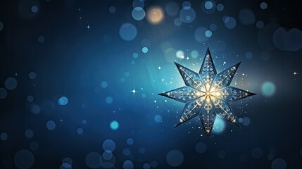festive christmas star graphic