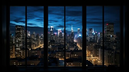 s window light in dark room