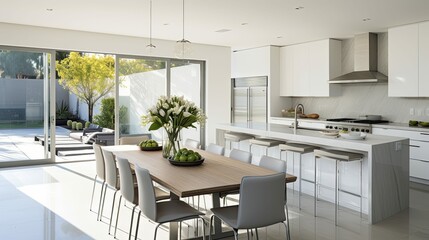 Fototapeta premium stainless home interior