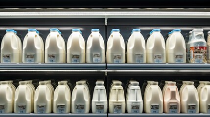 Obraz premium dairy container milk production