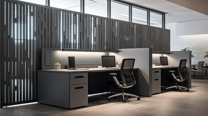 modern gray divider