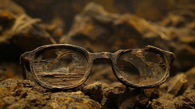 Twisted Frames of Fossilized Smart Glasses from Ancient Riverbeds Offer Insight into Prehistoric Augmented Reality