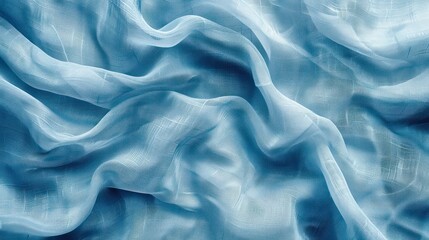 Obraz premium Arctic light blue abstract vintage fabric background for design. Fabric cloth canvas texture. Rough, grain. Matte