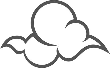 Chinese clouds only border