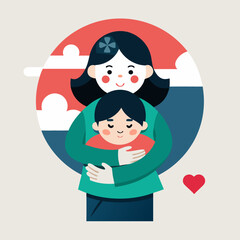 How to make a poster for Hug Day that will attract attention and evoke positive emotions.