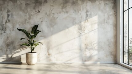 interior design with empty wall, cozy modern interior, living room, scandinavian