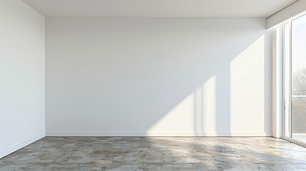 Fototapeta premium interior design with empty wall, cozy modern interior, living room, scandinavian