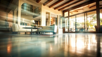 luxurious blurred house interior blur