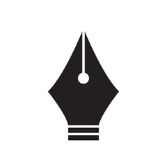 Pen Tool Icon Vector Illustration Flat Design