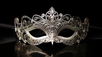 beautifully silver masquerade