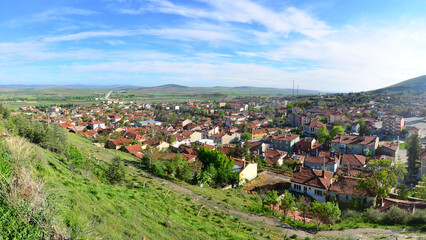 A view from the Historical Seyitgazi Town in Eskisehir, Turkey