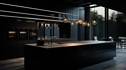cabinets dark interior
